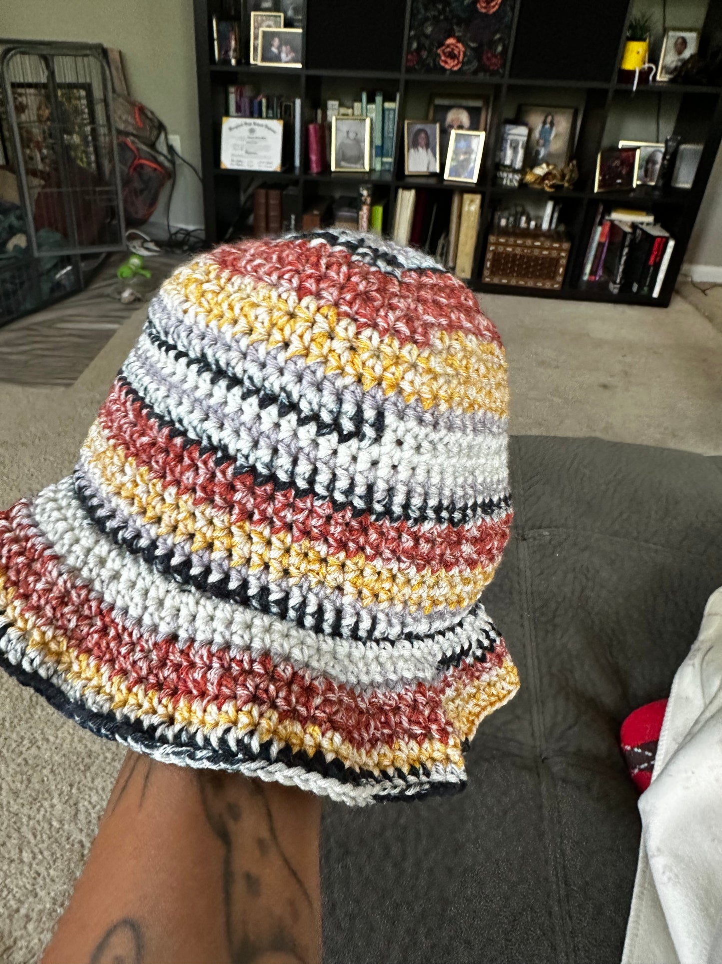 Crochet bucket hat
