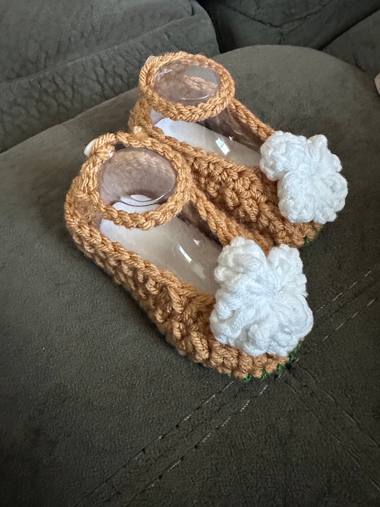 Beige babydoll shoe