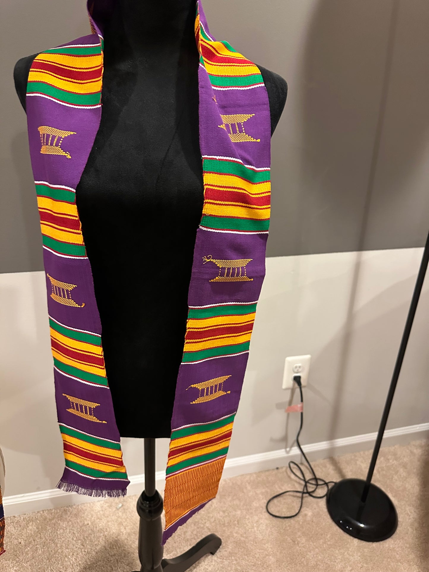 Afrocentric graduation Stole