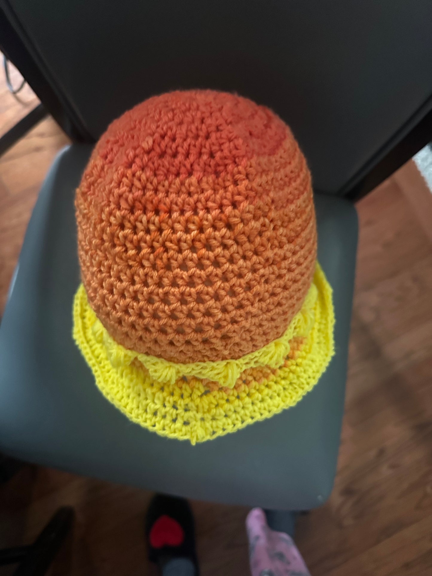 Crochet bucket hat