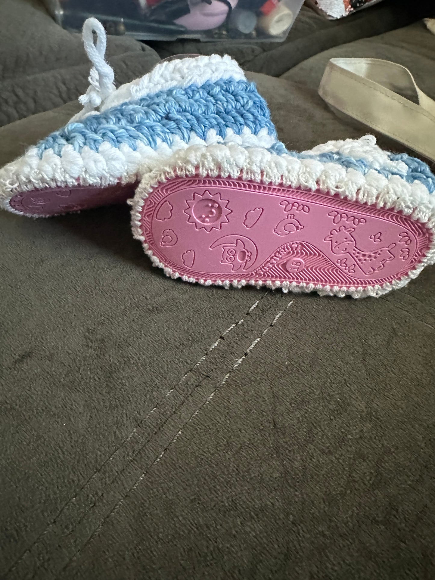 Baby Blues booties