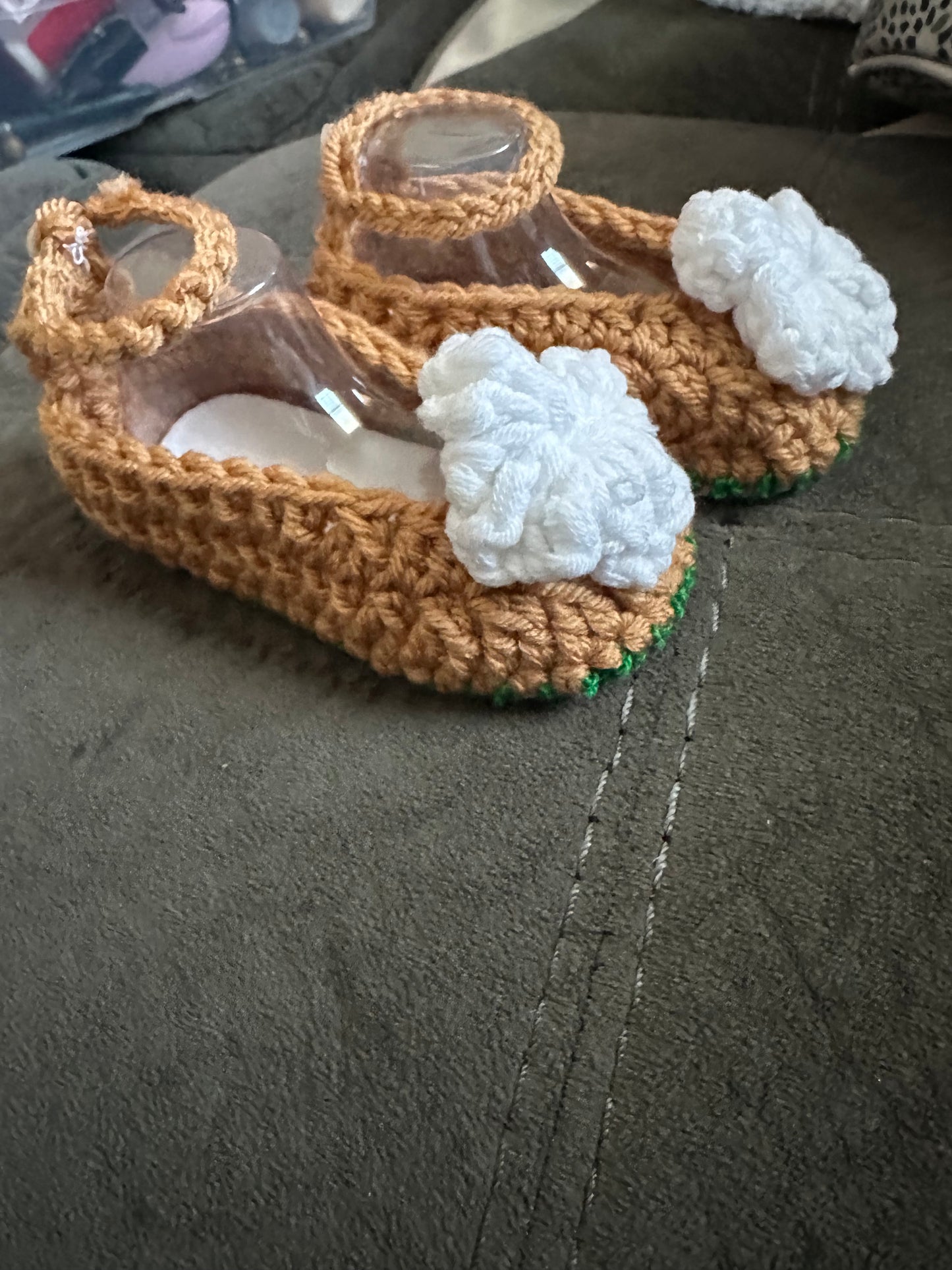 Beige babydoll shoe