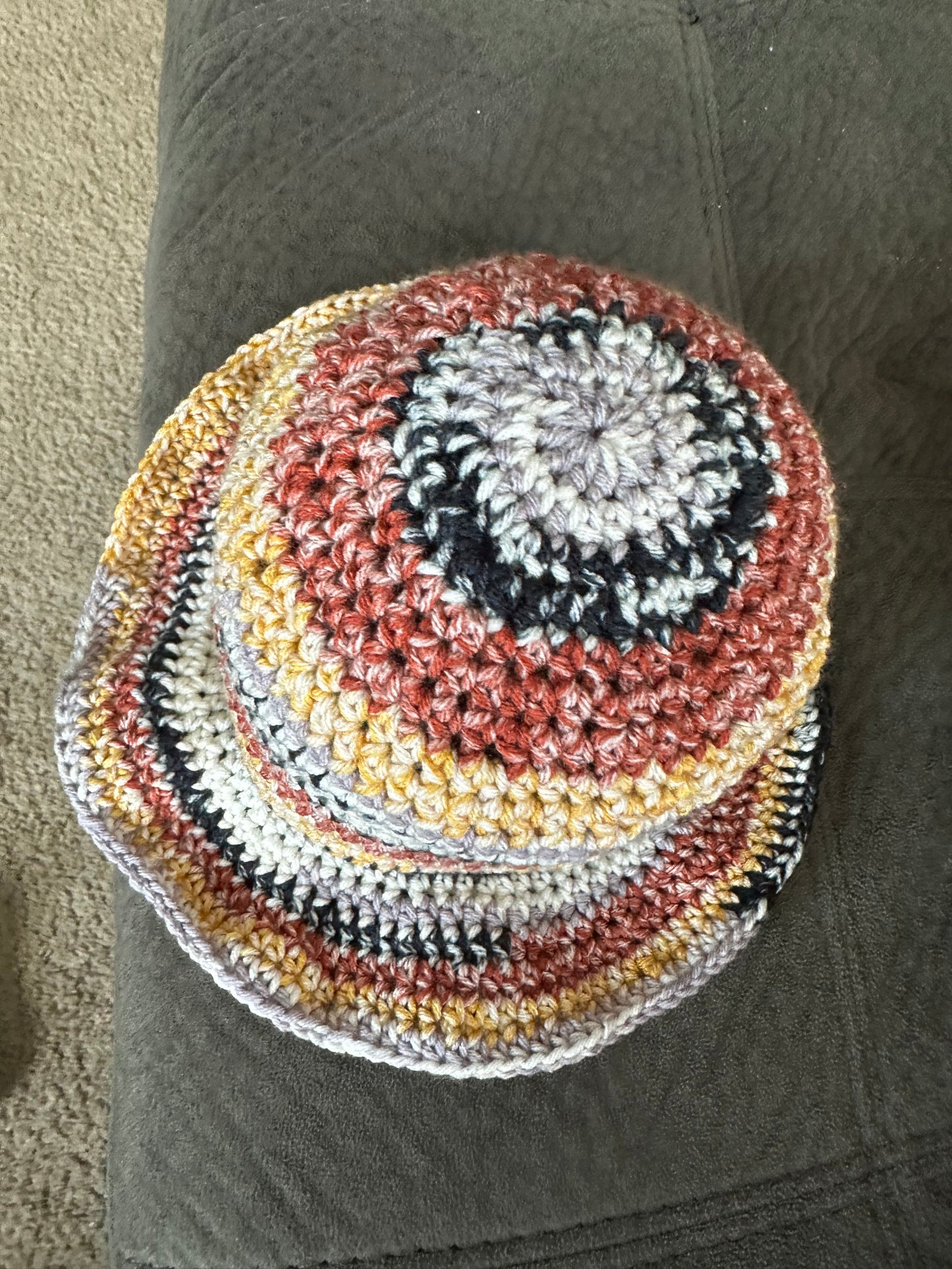 Crochet bucket hat