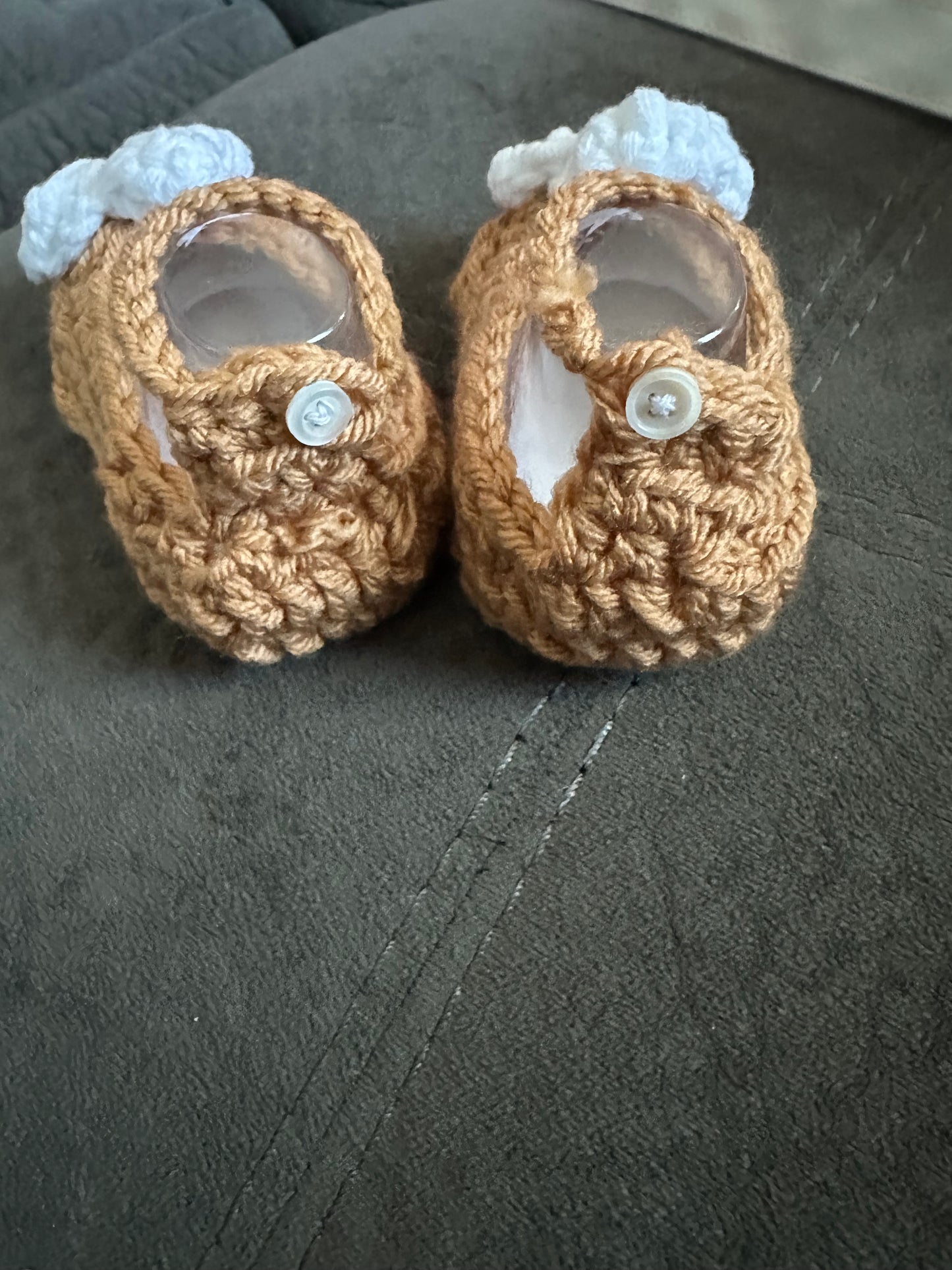 Beige babydoll shoe