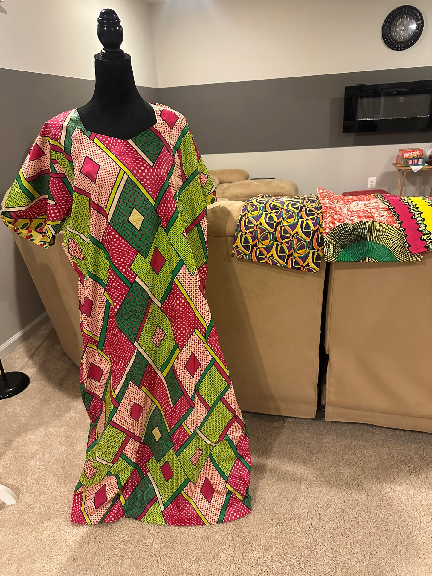 Oversized print dresses