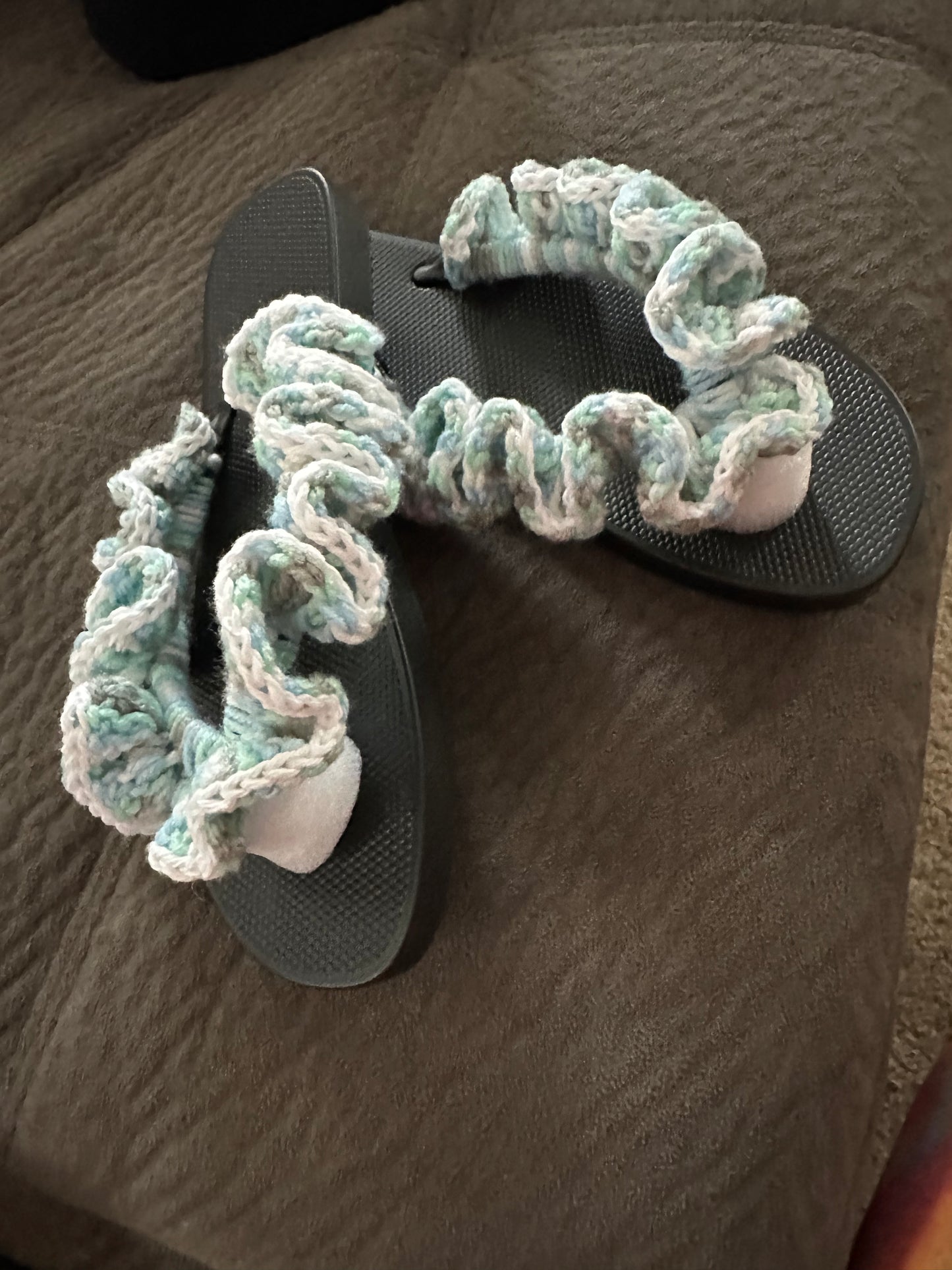 New Ruffle Flip Flops