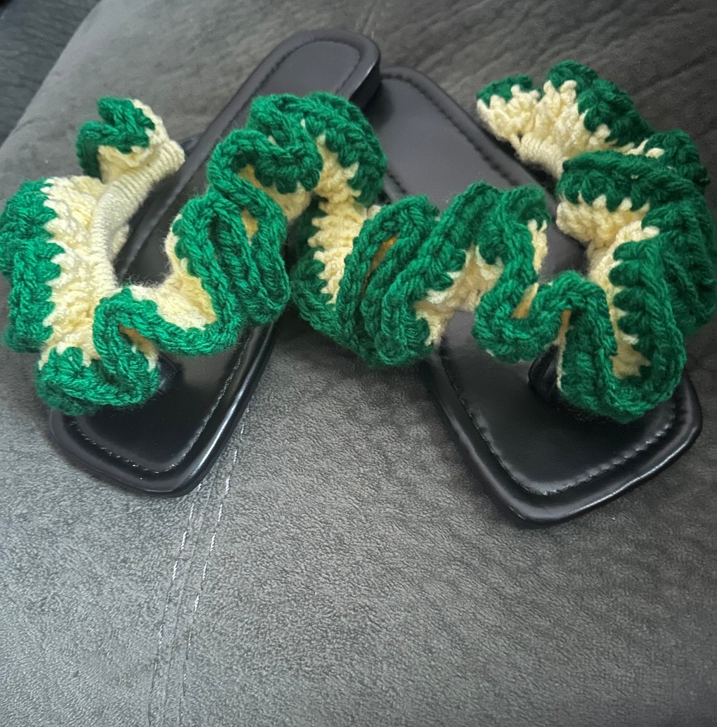 Square Toe crochet FlipFlop