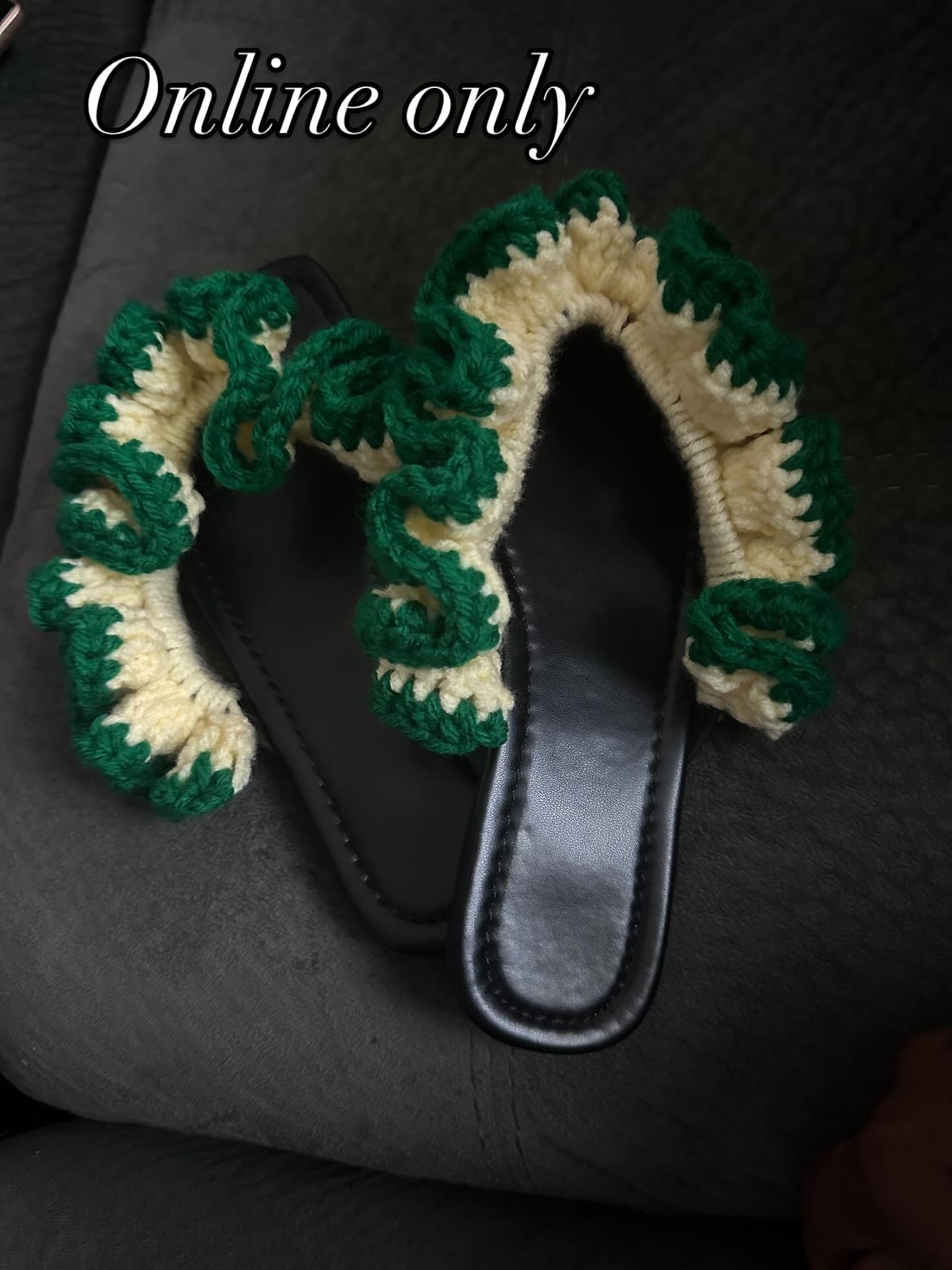 Square Toe crochet FlipFlop